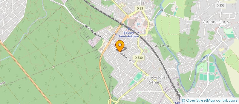 localisation de l'entreprise FYKA  QUINCY-SOUS-SENART