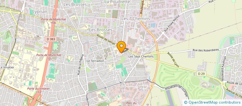localisation de l'entreprise FYL BATIMENT à BRON