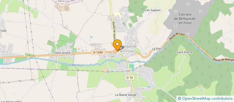 localisation de l'entreprise FYLA  BELLEGARDE-EN-FOREZ