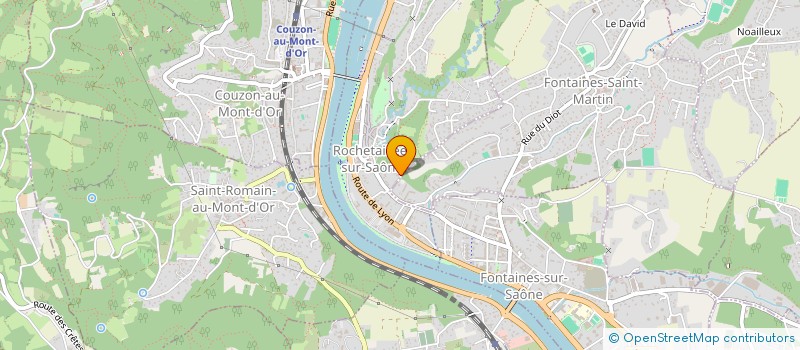 localisation de l'entreprise FYLEDY  ROCHETAILLEE-SUR-SAONE