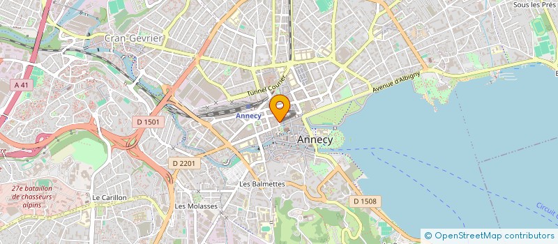 localisation de l'entreprise FYLING à ANNECY