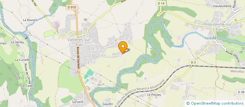 localisation de l'entreprise FYLOC  VALLIERES-SUR-FIER