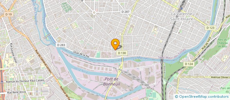 localisation de l'entreprise FYLOG à SAINT-MAUR-DES-FOSSES