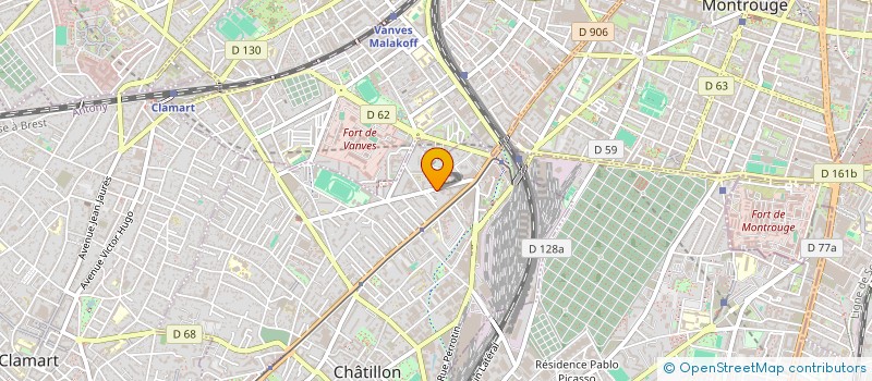 localisation de l'entreprise FYM ENTRETIEN GENERAL  CHATILLON