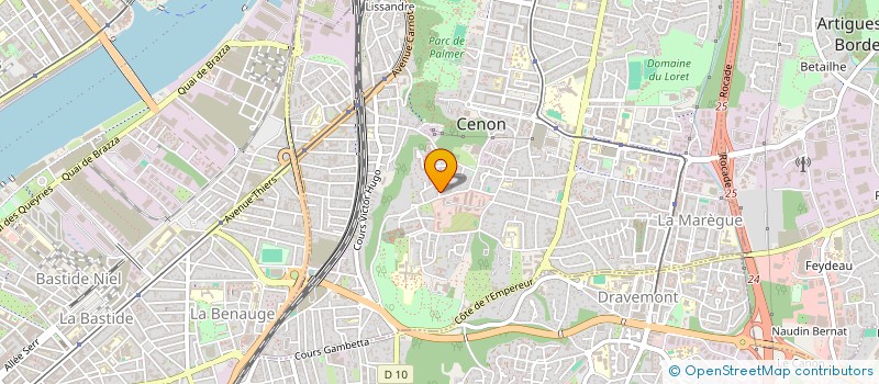 localisation de l'entreprise FYMA  BORDEAUX