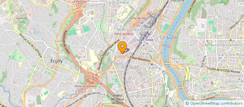 localisation de l'entreprise FYMA  LYON