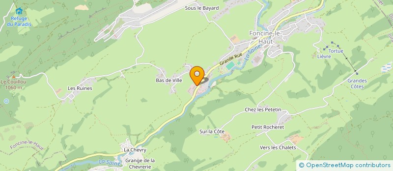 localisation de l'entreprise FYMG  FONCINE-LE-HAUT