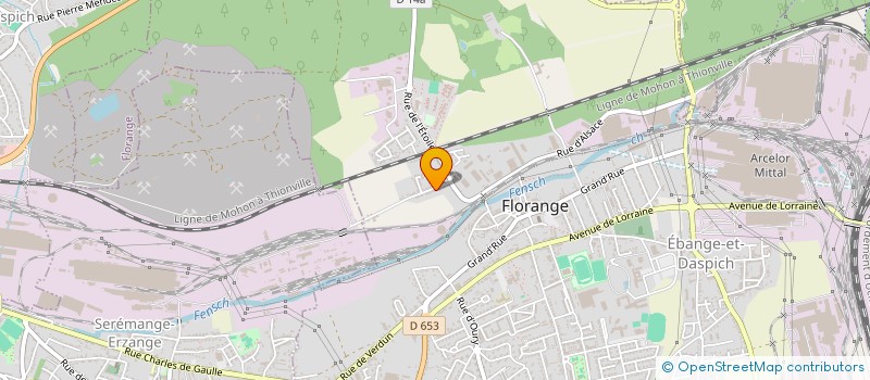 localisation de l'entreprise FYMG  FLORANGE