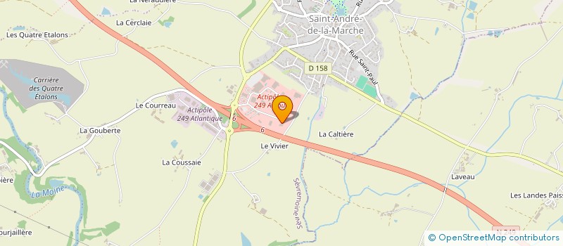 localisation de l'entreprise FYMMOBI à SEVREMOINE