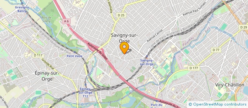 localisation de l'entreprise FYNACO à SAVIGNY-SUR-ORGE