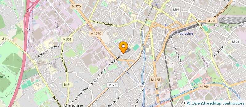 localisation de l'entreprise FYND ENGINEERING  TOURCOING