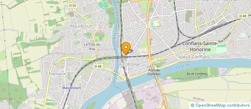 localisation de l'entreprise FYNEXA  CONFLANS-SAINTE-HONORINE