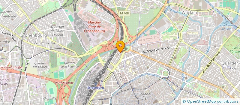 localisation de l'entreprise FYO 67 à STRASBOURG