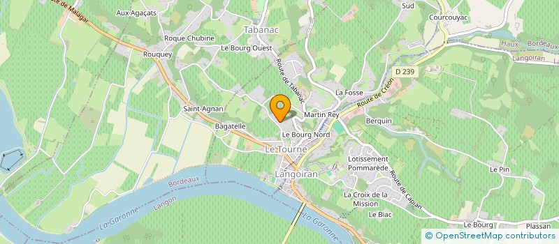 localisation de l'entreprise FYOL  LE TOURNE