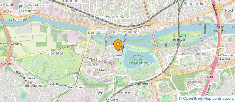 localisation de l'entreprise FYRECYCLE  TOURS