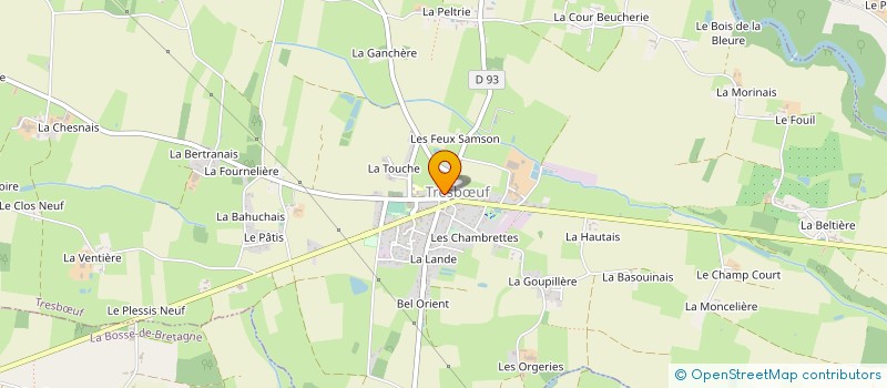 localisation de l'entreprise FYRSTAIN à TRESBŒUF