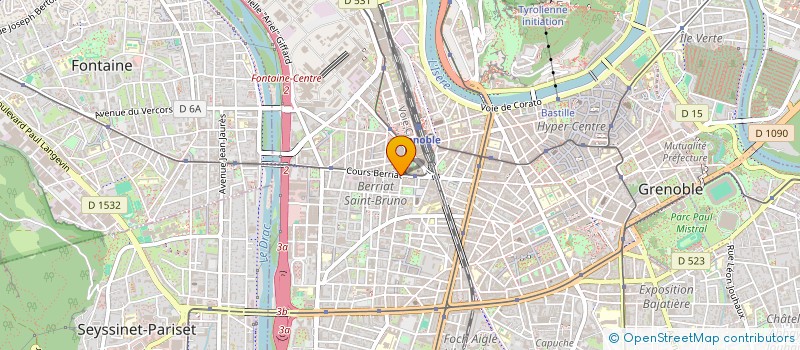 localisation de l'entreprise FYSBEE PROFESSIONAL SERVICES à GRENOBLE