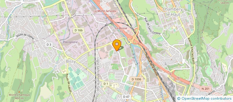 localisation de l'entreprise FYSOL SAS à CHAMBERY