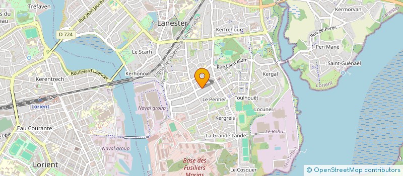 localisation de l'entreprise FYT HABITAT  PLOUHINEC