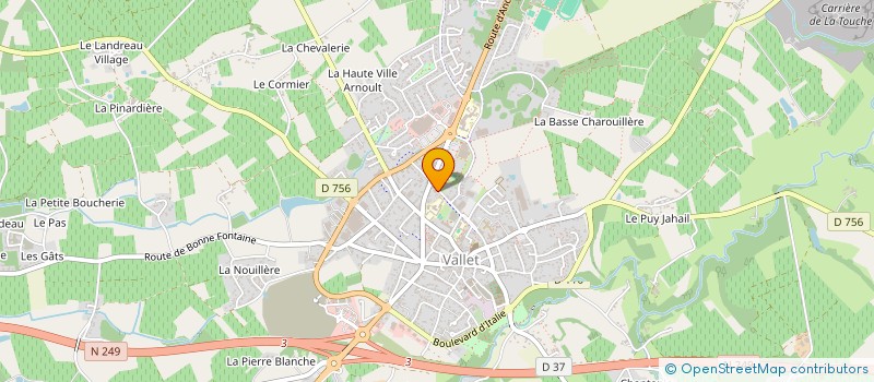 localisation de l'entreprise FYTAP  VALLET