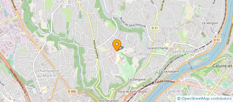 localisation de l'entreprise FYTEX à SAINT-DIDIER-AU-MONT-D'OR