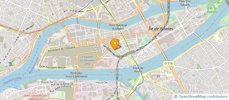localisation de l'entreprise FYZ SERVICES à NANTES