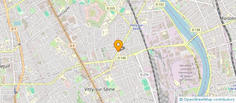 localisation de l'entreprise FZ à VITRY-SUR-SEINE