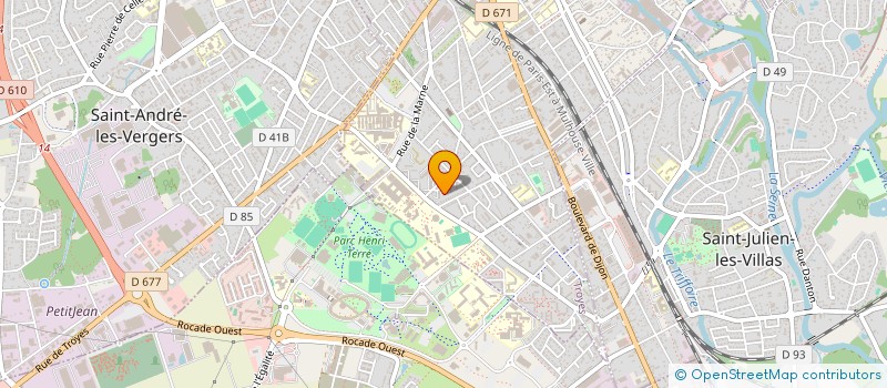 localisation de l'entreprise FZ INVEST à TROYES