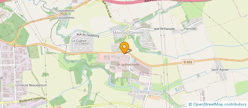 localisation de l'entreprise FZ NETTOYAGE  OGY-MONTOY-FLANVILLE