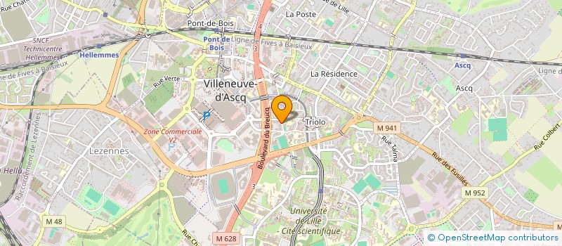 localisation de l'entreprise FZ-R CORP à VILLENEUVE-D'ASCQ