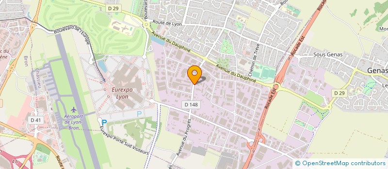 localisation de l'entreprise FZH  CHASSIEU