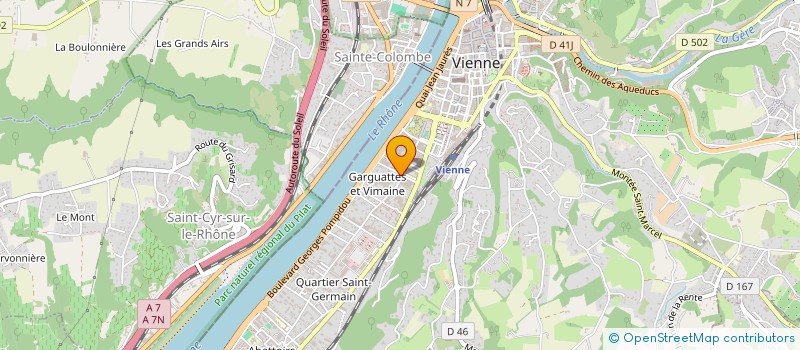 localisation de l'entreprise FZIBOULNIKOFF MICHALLON SDF  VIENNE