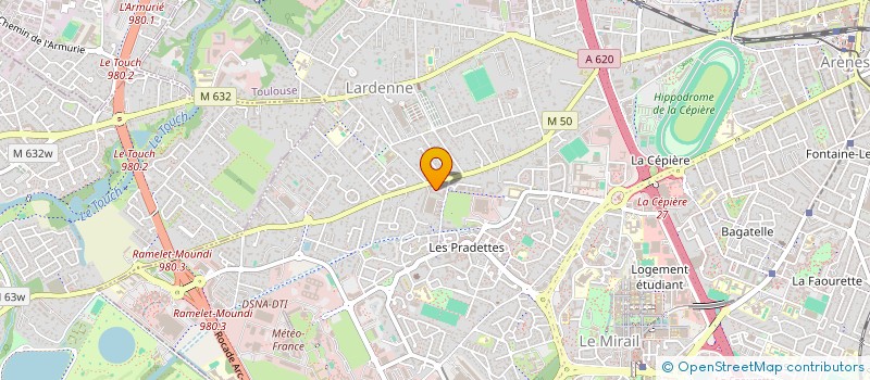 localisation de l'entreprise FZTRANSPORT  TOULOUSE