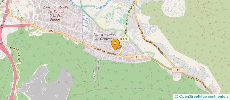 localisation de l'entreprise G 2 A à GEMENOS