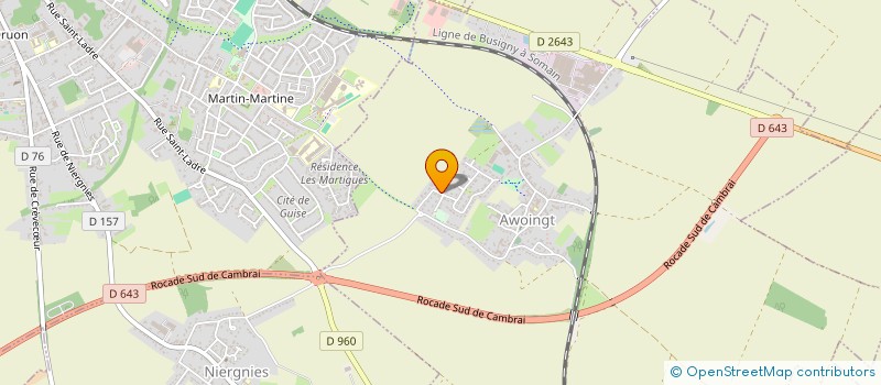 localisation de l'entreprise G 2 A  AWOINGT