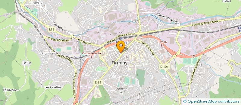 localisation de l'entreprise G.2.C à FIRMINY
