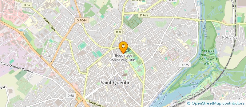 localisation de l'entreprise G 2 F à SAINT-QUENTIN