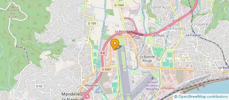 localisation de l'entreprise G 2 FINANCES à MANDELIEU-LA-NAPOULE