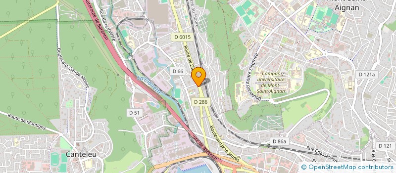 localisation de l'entreprise G.2.I  DEVILLE-LES-ROUEN