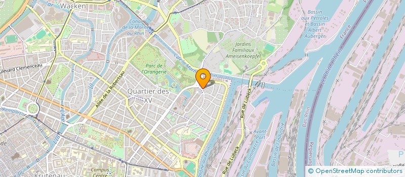 localisation de l'entreprise G 2 I GROUPE D'INVESTISSEMENT IMMOBILIER à STRASBOURG