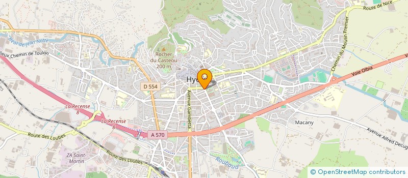 localisation de l'entreprise G 2 K à HYERES