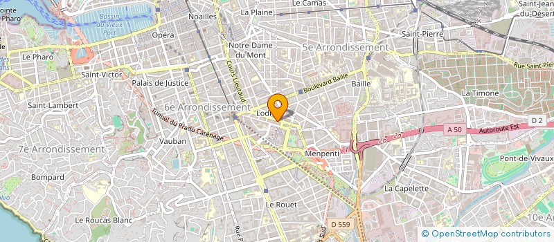 localisation de l'entreprise G.2.L. à MARSEILLE