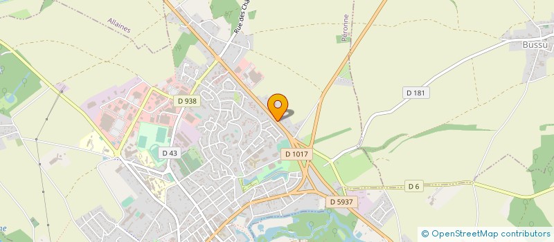 localisation de l'entreprise G-2-L  PERONNE