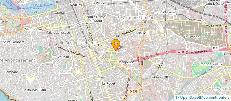 localisation de l'entreprise G.2.L. VOYAGES à MARSEILLE