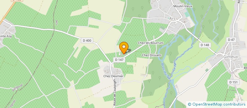 localisation de l'entreprise G 2 PIERRES  SALLES D'ANGLES