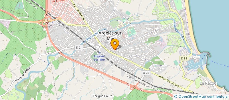 localisation de l'entreprise G 2000 TERRASSEMENT  ARGELES-SUR-MER