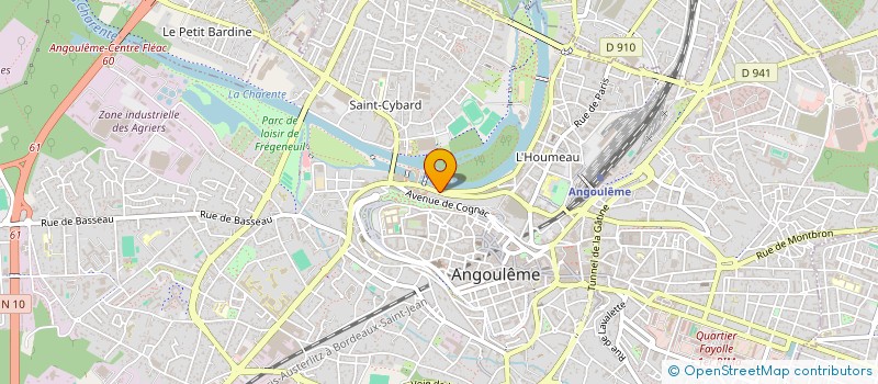 localisation de l'entreprise G 21 ARTISTES ASSOCIES à ANGOULEME
