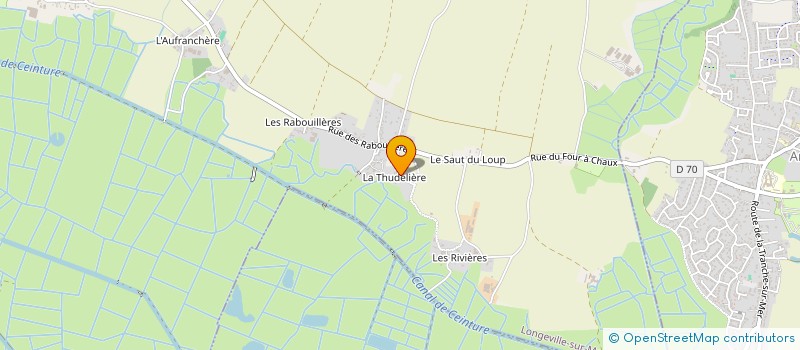 localisation de l'entreprise G-2A à LONGEVILLE-SUR-MER