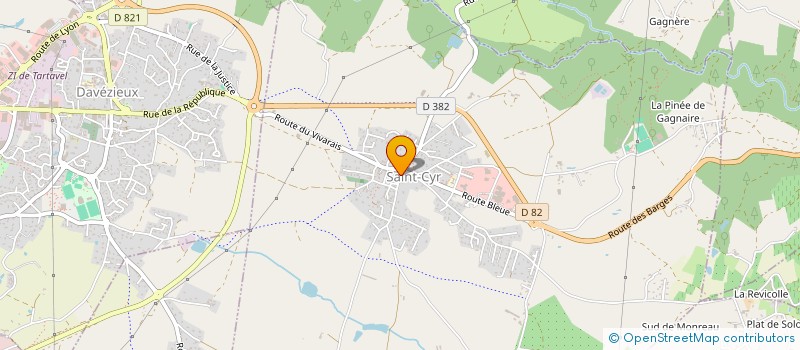 localisation de l'entreprise G-2ET à SAINT-CYR