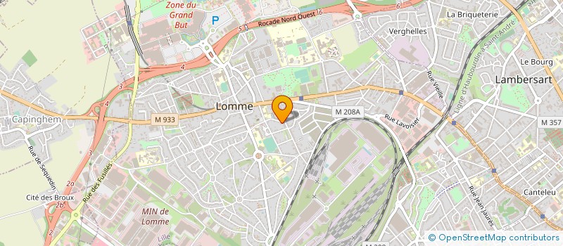localisation de l'entreprise G 3 B SARL à LILLE